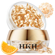 HKH Vitamin C Super Serum fürs Gesicht – Anti-Aging-Hautpflege Vitamin E Gesichtsserum-Kapseln mit Niacinamid – Vitamin-C-Serumöl für Frauen – Spendet Feuchtigkeit und sorgt für einen ebenmäßigen Teint – Ideal für unterwegs (38 Kapseln)