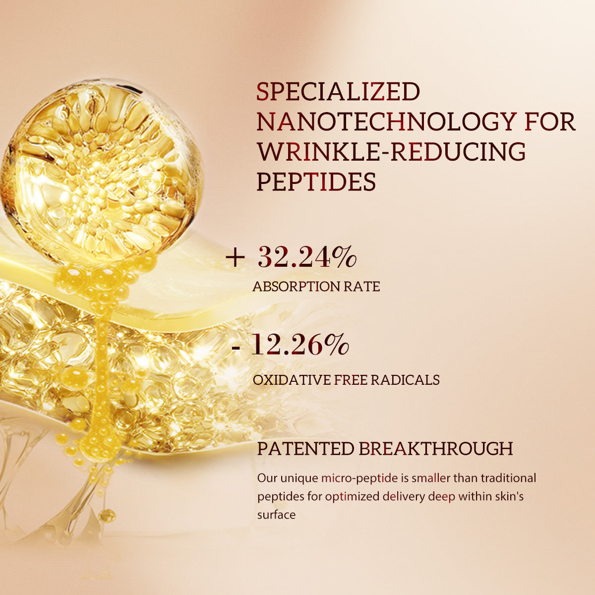 HKH Bakuchiol Retinol Serum-Kapseln: 30 Einzeldosis-Anti-Aging-Serum mit HPR und Vitamin C für Frauen von 25 bis 55 Jahren – Mildert Falten und Pigmentflecken – Straffend, glättend und feuchtigkeitsspendend – Ideal für unterwegs