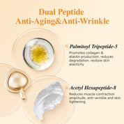 HKH Retinol + HPR Serum fürs Gesicht – Anti-Aging-Nachtpflege gegen Falten – Retinol-Kapseln – Peptidserum für Frauen – Strafft die Haut gegen feine Linien und schlaffe Haut – Frei von Duftstoffen und Alkohol, nicht fettend