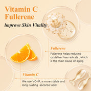 HKH Vitamin-C-Serum fürs Gesicht: 48 Kapseln Retinol Anti-Aging Falten-Reparatur-Serum – Vitamin-E-Niacinamid-Öl für Frauen – Tägliche Tiefenpflege für feine Linien, glättet, spendet Feuchtigkeit und hellt den Teint auf