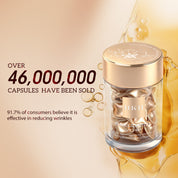 HKH Bakuchiol Retinol Serum-Kapseln: 30 Einzeldosis-Anti-Aging-Serum mit HPR und Vitamin C für Frauen von 25 bis 55 Jahren – Mildert Falten und Pigmentflecken – Straffend, glättend und feuchtigkeitsspendend – Ideal für unterwegs