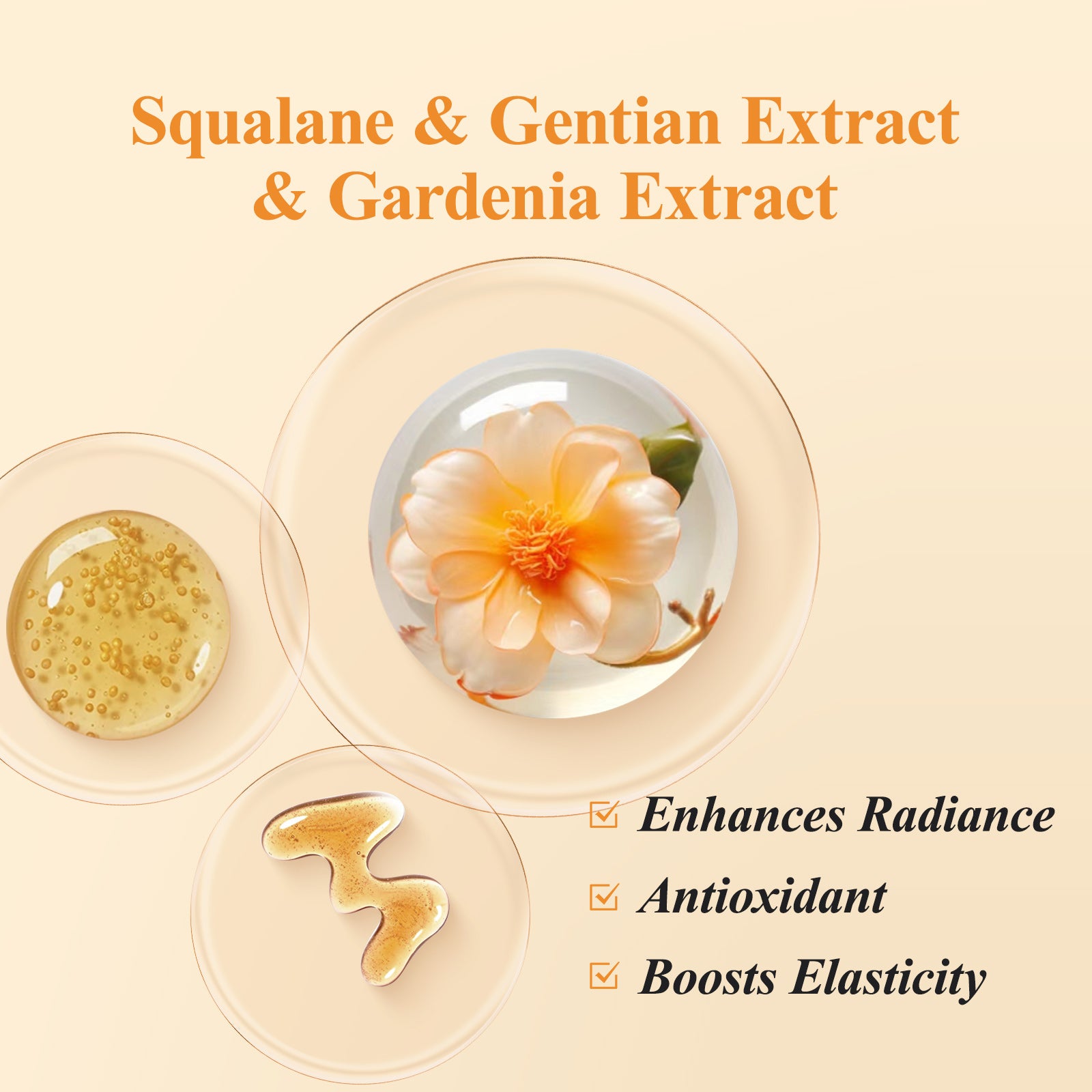 HKH Retinol + HPR Serum fürs Gesicht – Anti-Aging-Nachtpflege gegen Falten – Retinol-Kapseln – Peptidserum für Frauen – Strafft die Haut gegen feine Linien und schlaffe Haut – Frei von Duftstoffen und Alkohol, nicht fettend