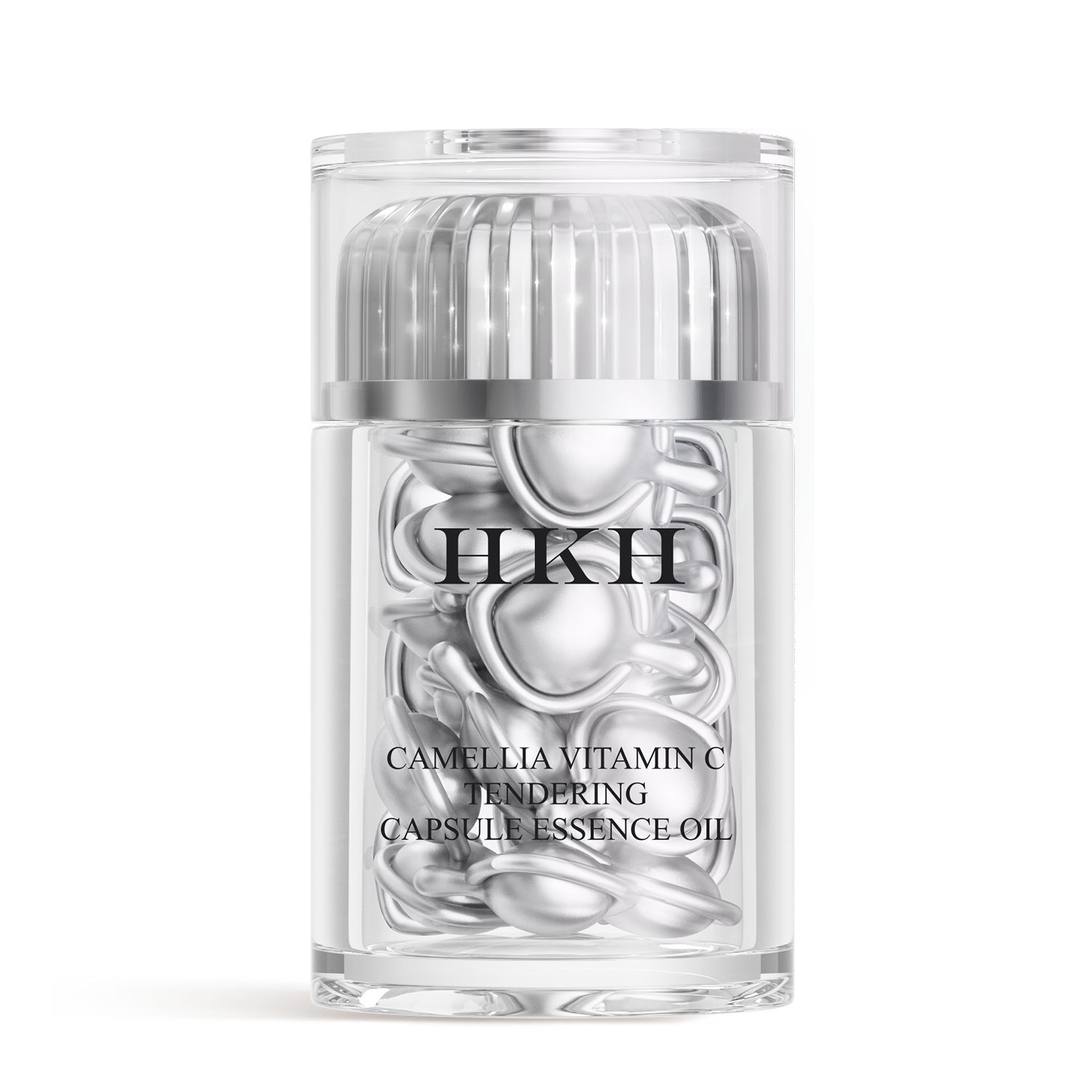 Dreifach-Vitamin-C-Serum-Kapseln für das Gesicht: Korrektur von Pigmentflecken mit Kamelien-Niacinamid VE Anti-Aging-Serum für Frauen - 28 Kapseln zur Straffung schlaffer Haut und feiner Linien