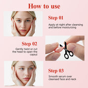 HKH Retinol-Serum-Kapseln fürs Gesicht: 48 Kapseln Vitamin A Anti-Aging-Nachtserum gegen Falten – Vitamin E Kollagenöl für Frauen – Tägliche Tiefenpflege für feine Linien, glättet und spendet Feuchtigkeit – 16,4 ml