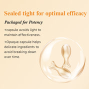 HKH Vitamin C Super Serum fürs Gesicht – Anti-Aging-Hautpflege Vitamin E Gesichtsserum-Kapseln mit Niacinamid – Vitamin-C-Serumöl für Frauen – Spendet Feuchtigkeit und sorgt für einen ebenmäßigen Teint – Ideal für unterwegs (38 Kapseln)