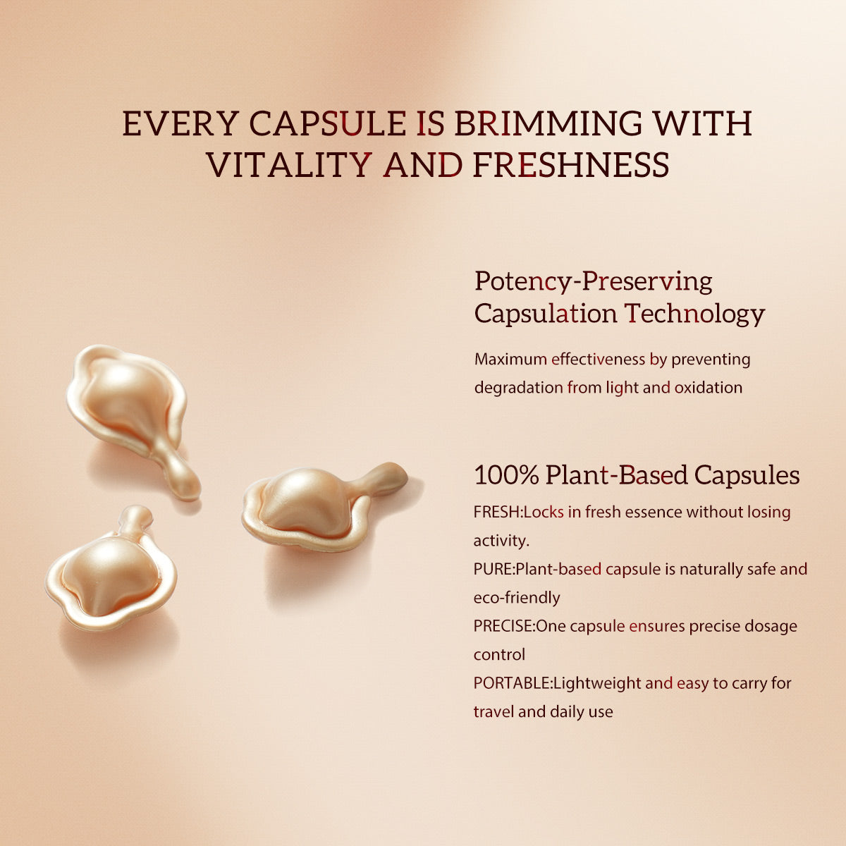 HKH Bakuchiol Retinol Serum-Kapseln: 30 Einzeldosis-Anti-Aging-Serum mit HPR und Vitamin C für Frauen von 25 bis 55 Jahren – Mildert Falten und Pigmentflecken – Straffend, glättend und feuchtigkeitsspendend – Ideal für unterwegs