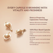 HKH Bakuchiol Retinol Serum-Kapseln: 30 Einzeldosis-Anti-Aging-Serum mit HPR und Vitamin C für Frauen von 25 bis 55 Jahren – Mildert Falten und Pigmentflecken – Straffend, glättend und feuchtigkeitsspendend – Ideal für unterwegs