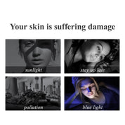 Dreifach-Vitamin-C-Serum-Kapseln für das Gesicht: Korrektur von Pigmentflecken mit Kamelien-Niacinamid VE Anti-Aging-Serum für Frauen - 28 Kapseln zur Straffung schlaffer Haut und feiner Linien