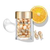 HKH Vitamin-C-Serum fürs Gesicht: 48 Kapseln Retinol Anti-Aging Falten-Reparatur-Serum – Vitamin-E-Niacinamid-Öl für Frauen – Tägliche Tiefenpflege für feine Linien, glättet, spendet Feuchtigkeit und hellt den Teint auf