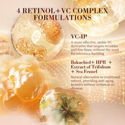 HKH Bakuchiol Retinol Serum-Kapseln: 30 Einzeldosis-Anti-Aging-Serum mit HPR und Vitamin C für Frauen von 25 bis 55 Jahren – Mildert Falten und Pigmentflecken – Straffend, glättend und feuchtigkeitsspendend – Ideal für unterwegs